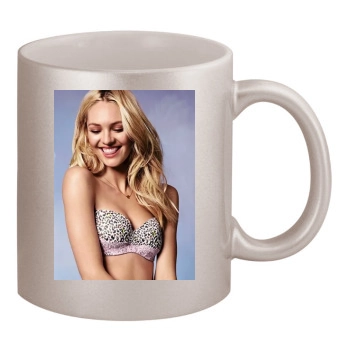 Candice Swanepoel 11oz Metallic Silver Mug