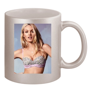 Candice Swanepoel 11oz Metallic Silver Mug