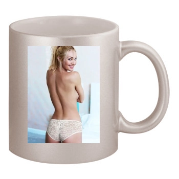 Candice Swanepoel 11oz Metallic Silver Mug