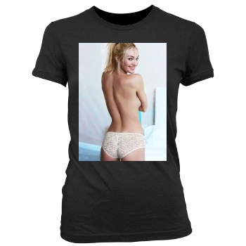 Candice Swanepoel Women's Junior Cut Crewneck T-Shirt