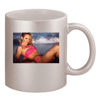 Candice Swanepoel 11oz Metallic Silver Mug