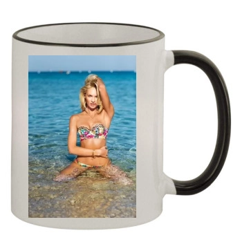 Candice Swanepoel 11oz Colored Rim & Handle Mug