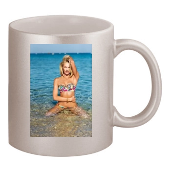 Candice Swanepoel 11oz Metallic Silver Mug