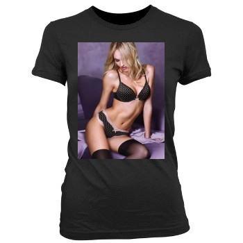 Candice Swanepoel Women's Junior Cut Crewneck T-Shirt