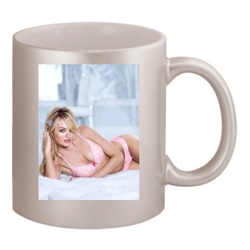 Candice Swanepoel 11oz Metallic Silver Mug