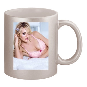 Candice Swanepoel 11oz Metallic Silver Mug