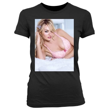 Candice Swanepoel Women's Junior Cut Crewneck T-Shirt