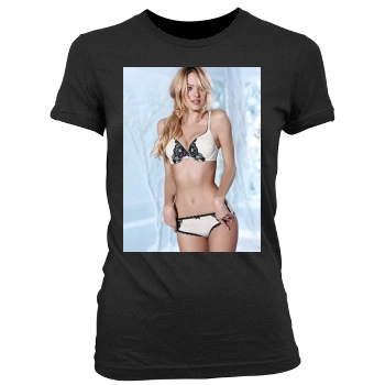 Candice Swanepoel Women's Junior Cut Crewneck T-Shirt