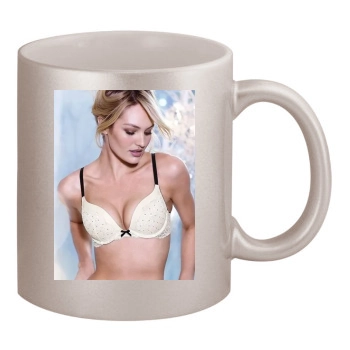 Candice Swanepoel 11oz Metallic Silver Mug