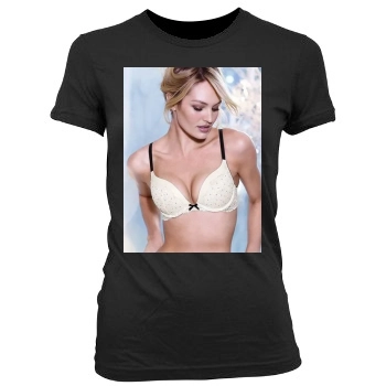 Candice Swanepoel Women's Junior Cut Crewneck T-Shirt