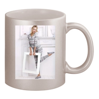 Candice Swanepoel 11oz Metallic Silver Mug