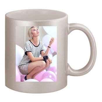 Candice Swanepoel 11oz Metallic Silver Mug