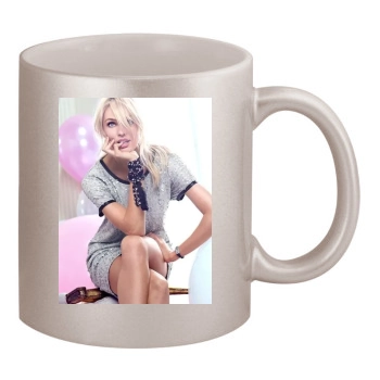 Candice Swanepoel 11oz Metallic Silver Mug