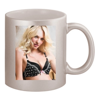 Candice Swanepoel 11oz Metallic Silver Mug