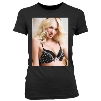 Candice Swanepoel Women's Junior Cut Crewneck T-Shirt