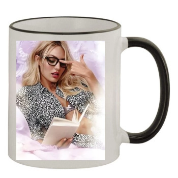 Candice Swanepoel 11oz Colored Rim & Handle Mug