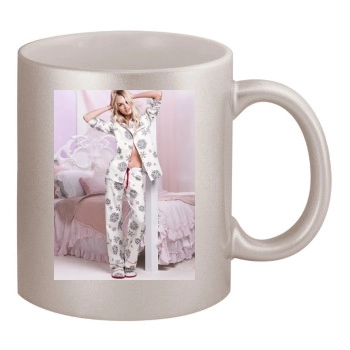 Candice Swanepoel 11oz Metallic Silver Mug