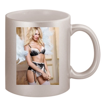 Candice Swanepoel 11oz Metallic Silver Mug