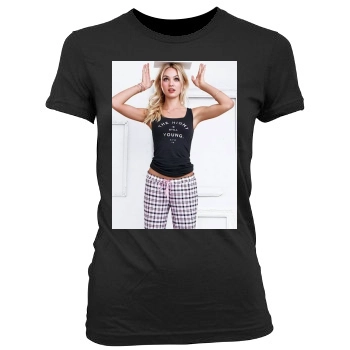 Candice Swanepoel Women's Junior Cut Crewneck T-Shirt