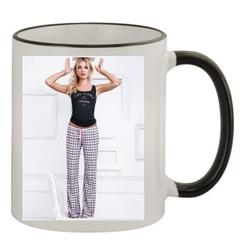 Candice Swanepoel 11oz Colored Rim & Handle Mug