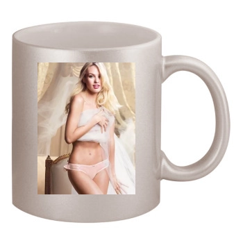 Candice Swanepoel 11oz Metallic Silver Mug