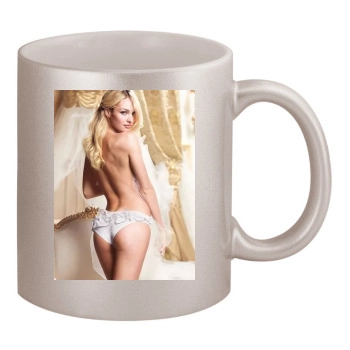 Candice Swanepoel 11oz Metallic Silver Mug