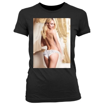 Candice Swanepoel Women's Junior Cut Crewneck T-Shirt