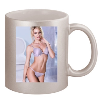 Candice Swanepoel 11oz Metallic Silver Mug