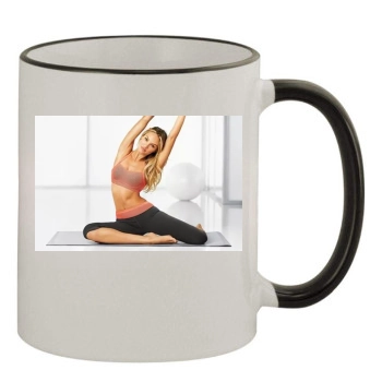 Candice Swanepoel 11oz Colored Rim & Handle Mug