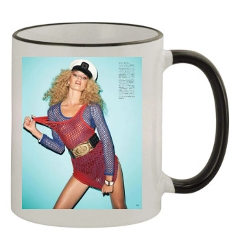 Candice Swanepoel 11oz Colored Rim & Handle Mug