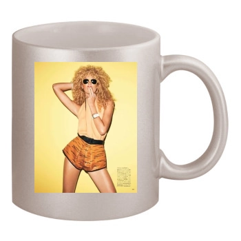 Candice Swanepoel 11oz Metallic Silver Mug