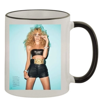 Candice Swanepoel 11oz Colored Rim & Handle Mug