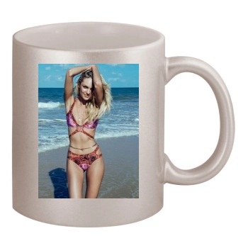 Candice Swanepoel 11oz Metallic Silver Mug