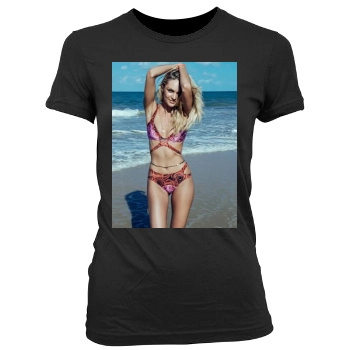 Candice Swanepoel Women's Junior Cut Crewneck T-Shirt