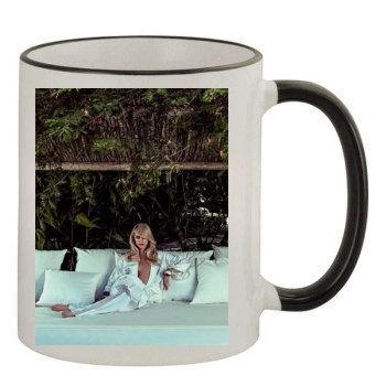 Candice Swanepoel 11oz Colored Rim & Handle Mug