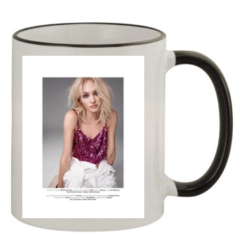 Candice Swanepoel 11oz Colored Rim & Handle Mug