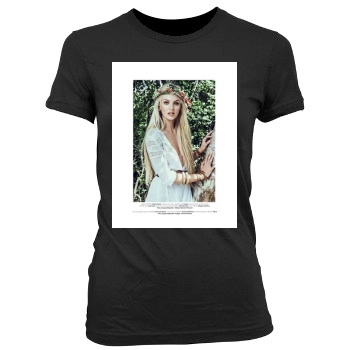 Candice Swanepoel Women's Junior Cut Crewneck T-Shirt