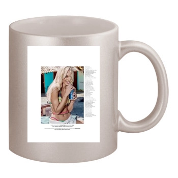 Candice Swanepoel 11oz Metallic Silver Mug