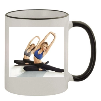 Candice Swanepoel 11oz Colored Rim & Handle Mug