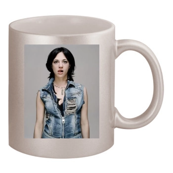 Asia Argento 11oz Metallic Silver Mug