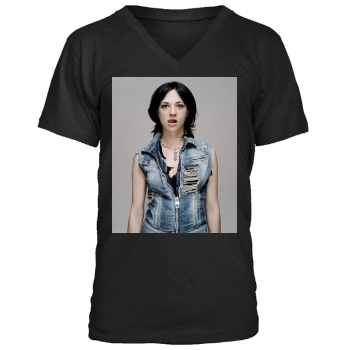 Asia Argento Men's V-Neck T-Shirt