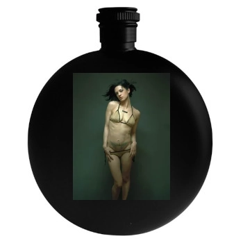 Asia Argento Round Flask