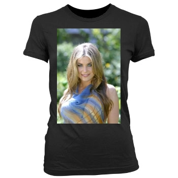 Carmen Electra Women's Junior Cut Crewneck T-Shirt