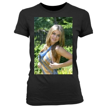 Carmen Electra Women's Junior Cut Crewneck T-Shirt