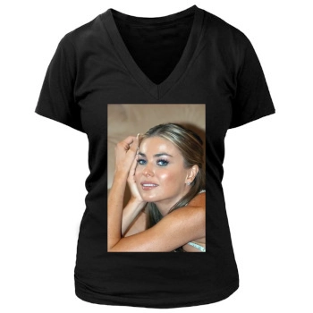 Carmen Electra Women's Deep V-Neck TShirt