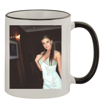 Carmen Electra 11oz Colored Rim & Handle Mug