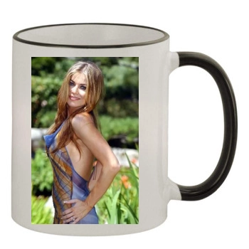 Carmen Electra 11oz Colored Rim & Handle Mug