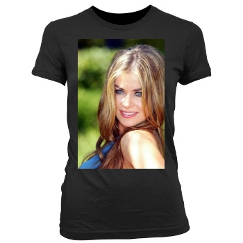 Carmen Electra Women's Junior Cut Crewneck T-Shirt