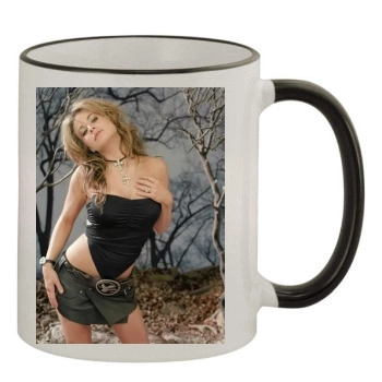 Carmen Electra 11oz Colored Rim & Handle Mug