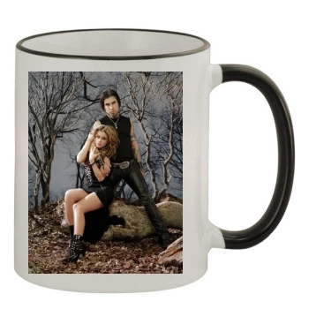 Carmen Electra 11oz Colored Rim & Handle Mug